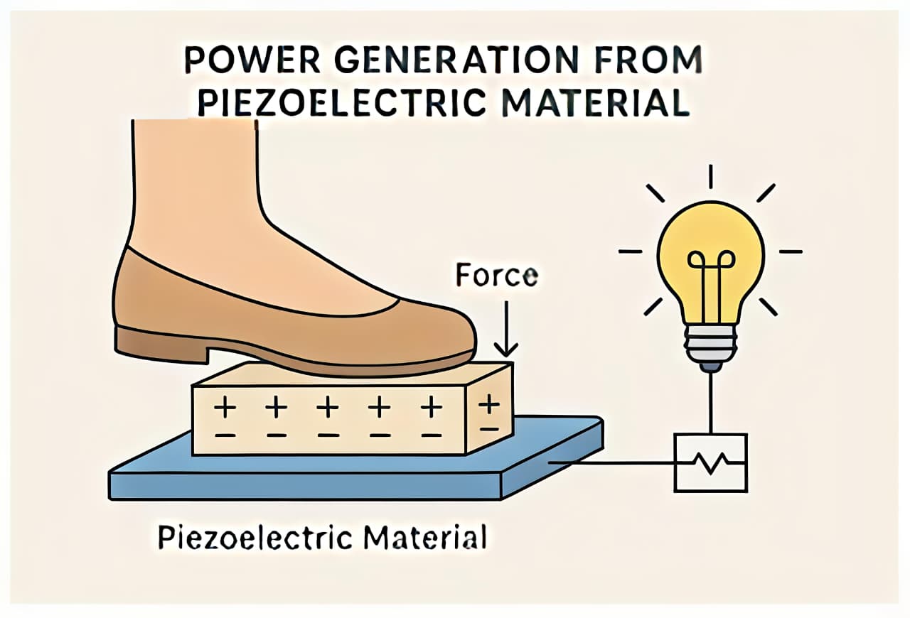 Figure from Experimental Analysis of Generating Power from Mechanical Stress Kinetic Energy  (Footsteps or Vehicle Pressure)